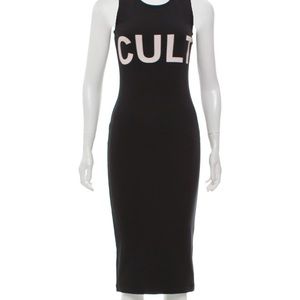 McQ by Alexander McQueen CULT black tank dress XS